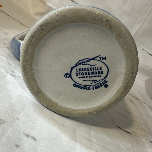 Louisville Stoneware Gaggle of Geese Pitcher goose cottagecore - Picture 7 of 9